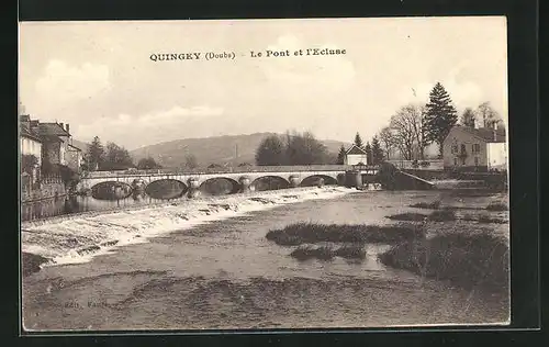 AK Quingey, Le Pont et l` Ecluse