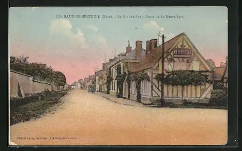 AK Les-Baux-de-Breteuil, La Grande-Rue, Route de La Neuve-Lyre