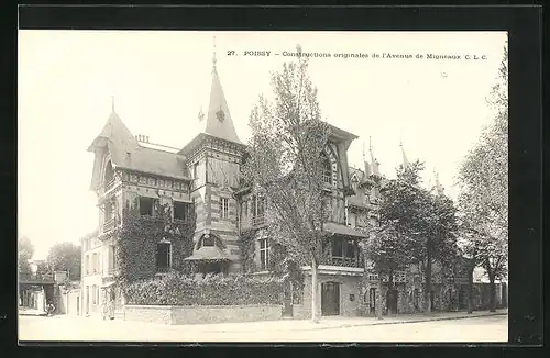 AK Poissy, Constructions originales de l`Avenue de Migneaux