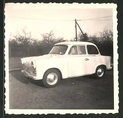 Fotografie Auto Sachsenring Trabant 600 Trabbi