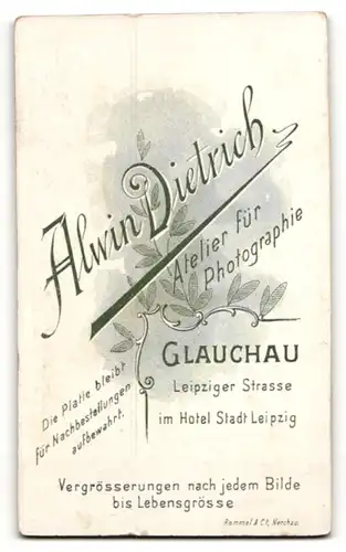 Fotografie Alwien Dietrich, Glauchau, Portrait einer jungen Frau mit Brosche