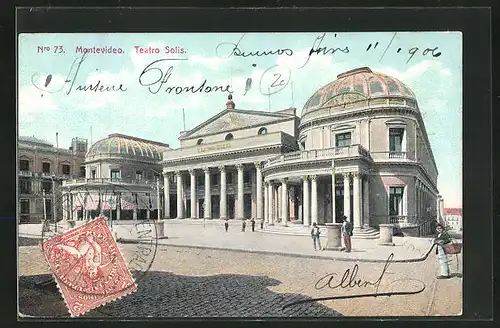 AK Montevideo, Vista de Teatro Solis