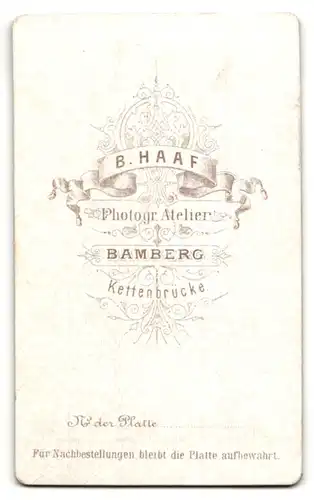 Fotografie B. Haaf, Bamberg, junger Herr mit Haartolle und Fliege