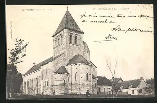 AK Bossay, L`Église, Ansicht der Kirche