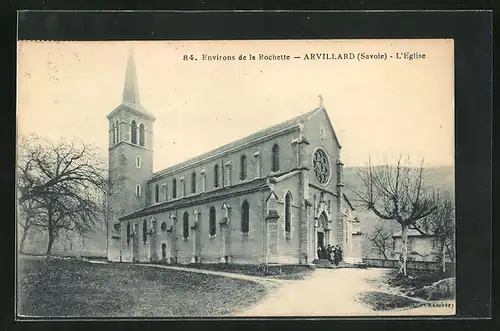 AK Arvillard, Vue de l`Eglise