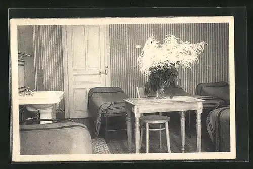 AK Arvillard, Beau Site, Station Scolaire de l'Oeuvre des Pupilles de l'Ecole Publique de Seine-et-Oise, Une Chambre