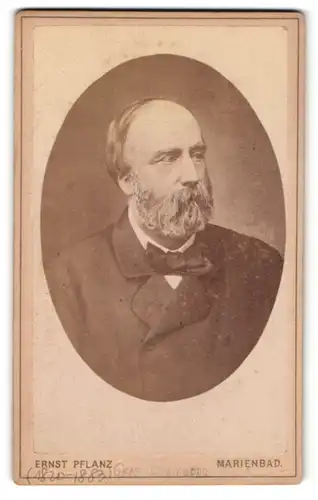Fotografie Ernst Pflanz, Marienbad, Henri d`Artois, König von Frankreich