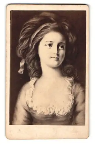 Fotografie Portrait Sophie Potocka, berühmte Schönheit des 18. /19. Jahrhunderts