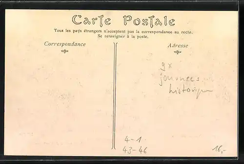 AK Paris, Arbeiter-Unruhen 1. Mai 1906, Le Général Buzaire Hayter à la porte de la Caserne du Chateau d`Eau