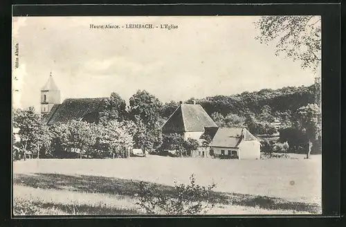 AK Leimbach, Ortsansicht mit Kirche