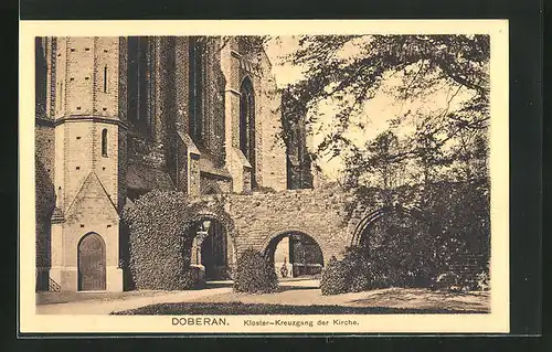 AK Doberan, Kloster-Kreuzgang der Kirche