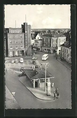 AK Itzehoe, Dithmarscher Platz mit Stadtsparkasse