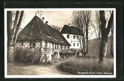 AK Burggailenreuth / Fränk. Schweiz, Forsthaus und Pension Förster Eisen