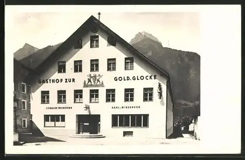 AK Reutte, Gasthof zur goldenen Glocke