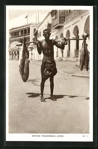 AK Aden, Native Fisherman, Einheimischer Fischer