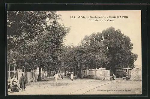 AK Kayes, Entrée de la Gare