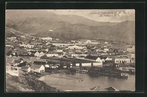 AK St. Vincent / S. Vicente, General View from N. W.
