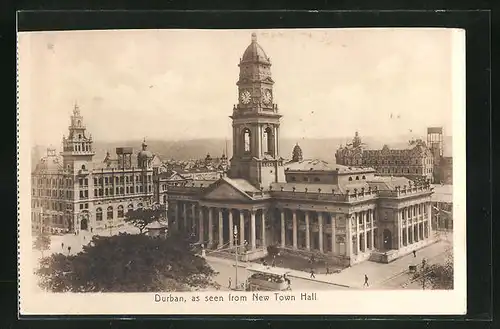 AK Durban, as seen from New Town Hall