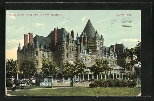 AK Montreal, Place viger Hotel and Railway Station