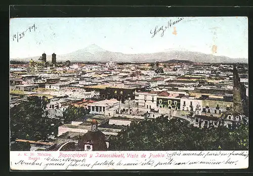 AK Jxtaccihuatl, Vista de Puebla