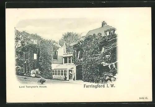AK Farringford, Lord Tennyson`s House