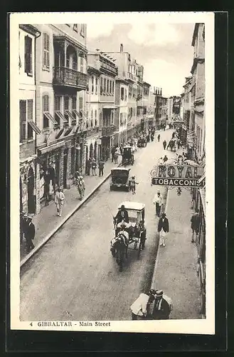 AK Gibraltar, View of Main Street