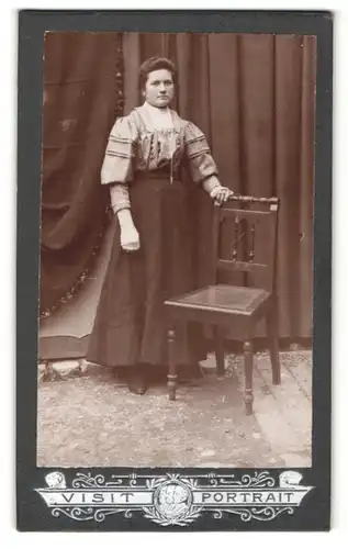 Fotografie Franz Sternath, München, Portrait junge bürgerliche Dame