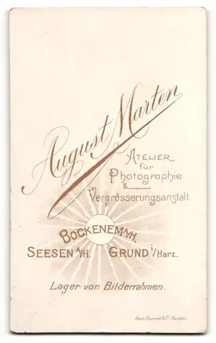 Fotografie Atelier Marten, Bockenem a/H, Portrait zwei bürgerliche junge Damen