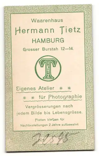 Fotografie Hermann Tietz, Hamburg, Portrait zwei bürgerliche Damen