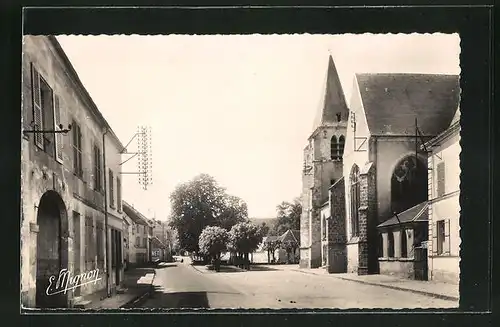 AK Condè-en-Brie, La Grande Rue