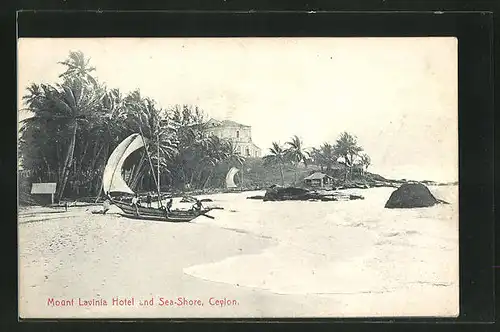 AK Ceylon, Mount Lavinia Hotel and Sea-Shore