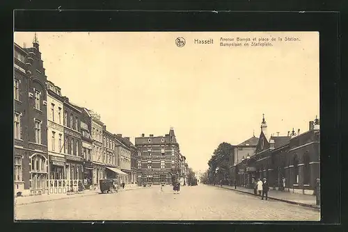 AK Hasselt, Avenue Bamps et place de la Station