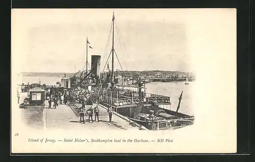 AK Saint Helier's, Southampton boat in the Harbour
