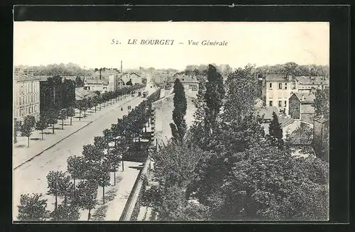 AK Le Bourget, Vue Generale