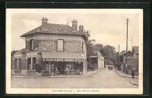 AK Pierrefitte, Rue Etienne-Dollet, Strassenpartie