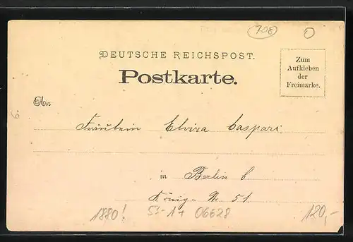 Vorläufer-AK Bad Kösen, 1880, Berggaststätte Himmelreich - Petrus