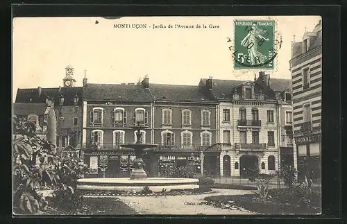 AK Montlucon, Jardin de l`Avenue de la Gare