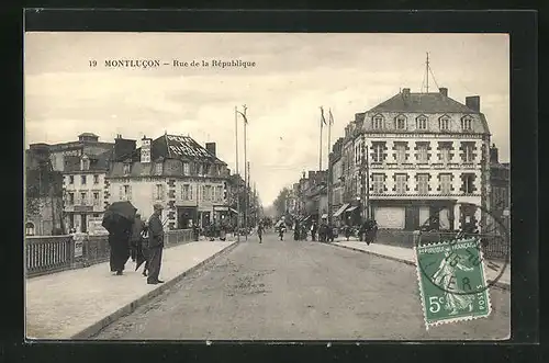 AK Montlucon, Rue de la Republique