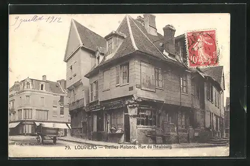 AK Louviers, Vieilles Maisons, Rue du Neubourg