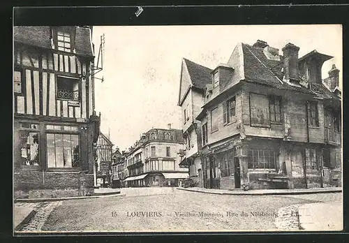 AK Louviers, Vieilles Maisons, Rue du Neubourg