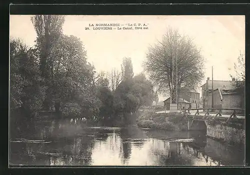 AK Louviers, Le Canal, Cote est