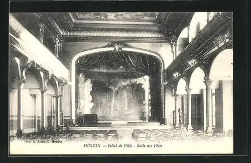 AK Hesdin, Hotel de Ville, Salle des Fetes