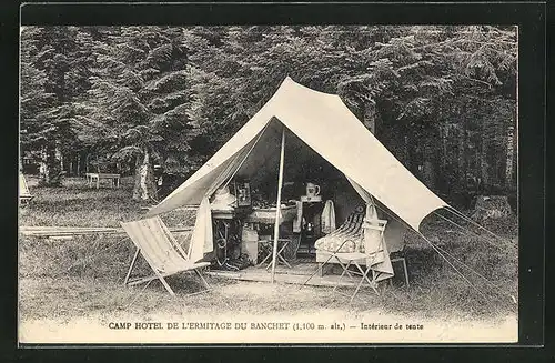 AK Prelenfrey, Camp Hotel de l`Ermitage du Banchet, Zelt