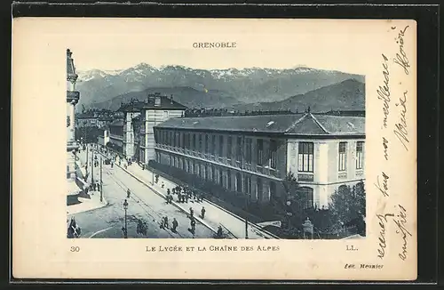 AK Grenoble, Le Lycée et la Chaîne des Alpes