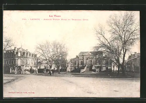 AK Lavaur, avenue Victor Hugo et tribunal civil