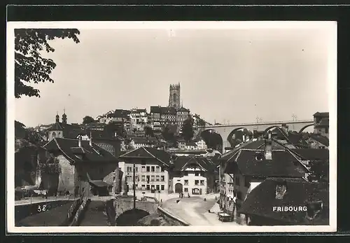AK Fribourg, Gesamtansicht der Stadt