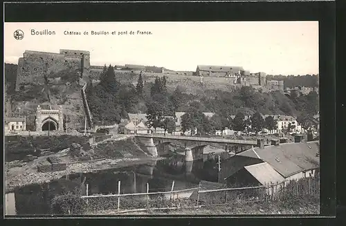 AK Bouillon, Château de Bouillon et pont de France