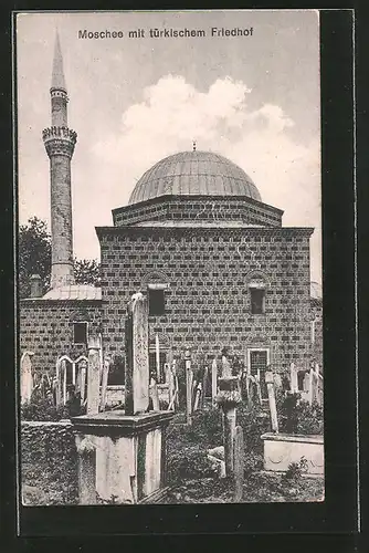 AK Moschee mit türkischem Friedhof