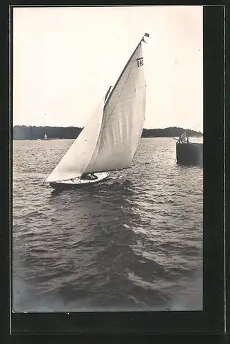 AK Stockholm, Olympiade 1912, Segelboot Nurdug II, Segelsport
