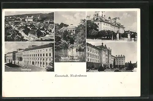 AK Eisenstadt, Kaserne, Schloss, Landhaus